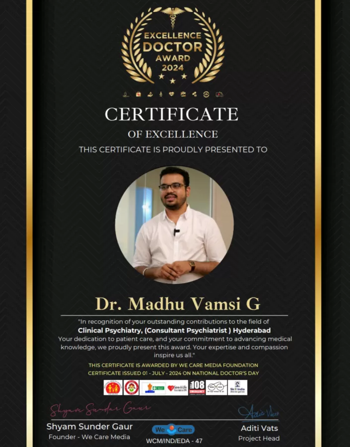 Dr. Madhu Vamsi - Best Psychiatrist in Hyderabad | MV Clinics - Photo 7