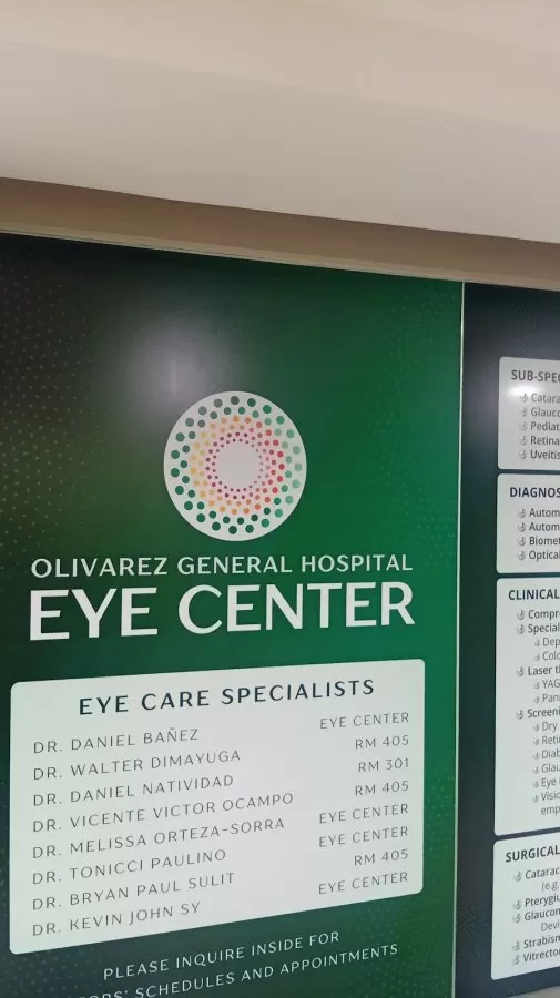 Eye Center - Olivarez General Hospital - Photo 5
