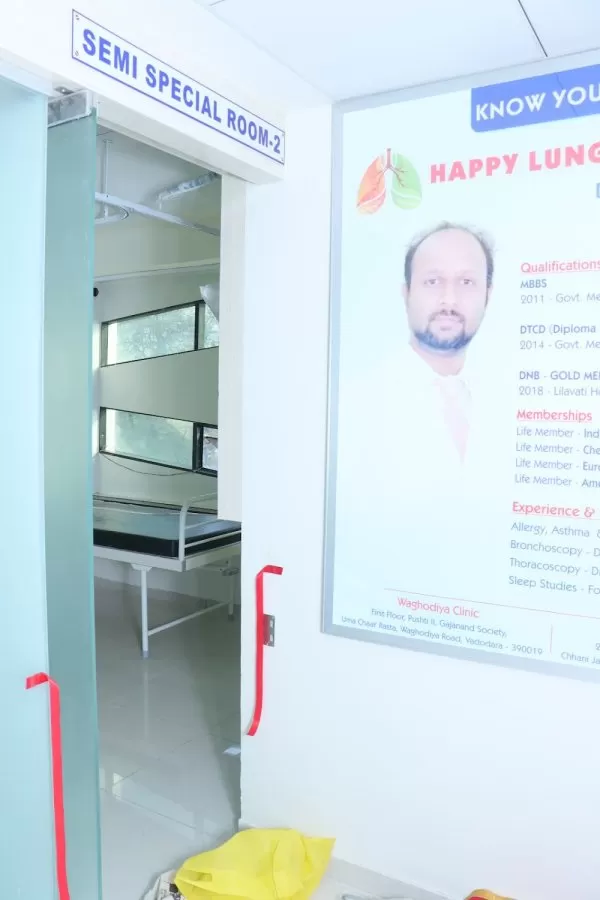 Happy Lungs And Sleep Hospital | Lungs Specialist Hospital in Vadodara | Pulmologist In Vadodara | Asthma Specialist - Photo 4