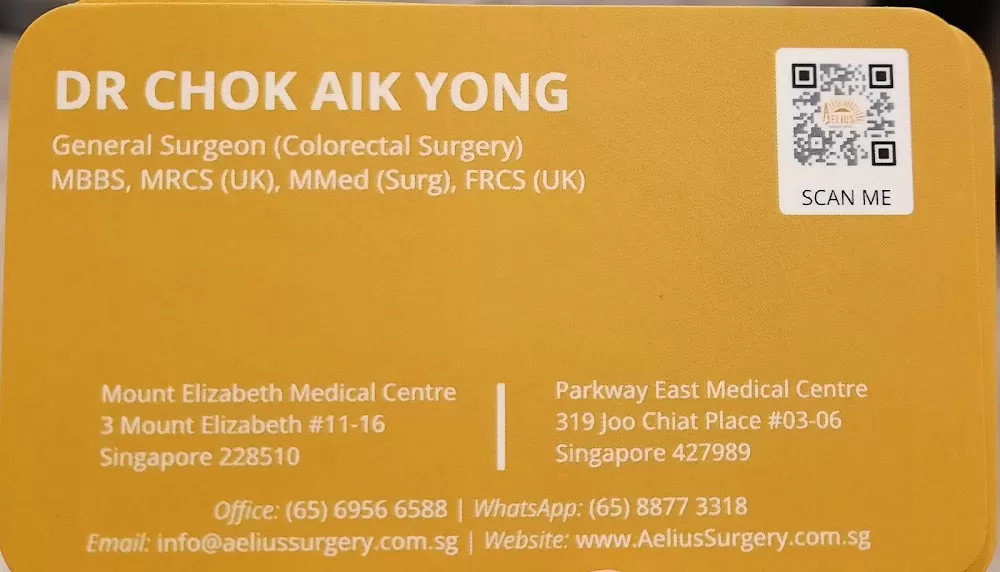 Aelius Surgical Centre - Dr Chok Aik Yong 卓钰扬医生 - Photo 7