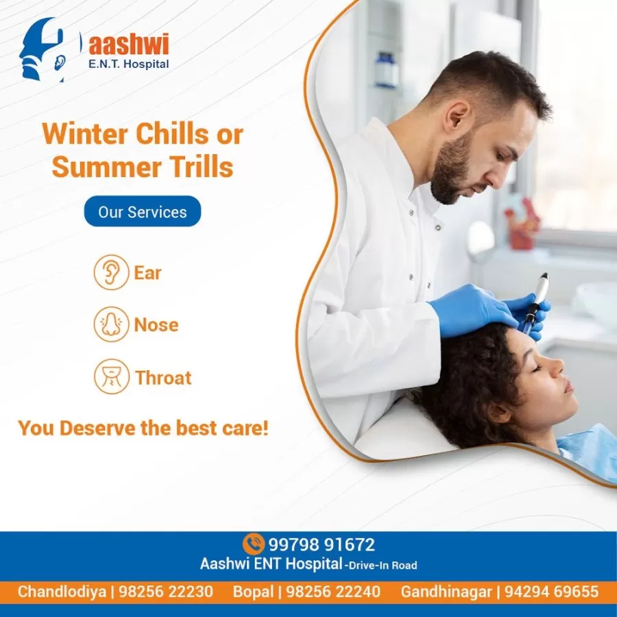Aashwi ENT Clinic Chandlodiya, Ranip, Gota, Ahmedabad | ENT, Ear, Nose, Throat, Vertigo, Snoring Treatment - Photo 6