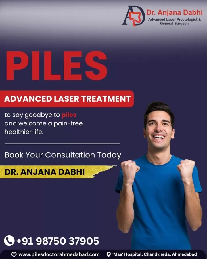 Piles doctor Ahmedabad-Dr. Anjana Dabhi-Fistula, Fissure-Laser Piles Surgeon-Lady Piles Doctor-Piles Hospital -Proctologist - Photo 7
