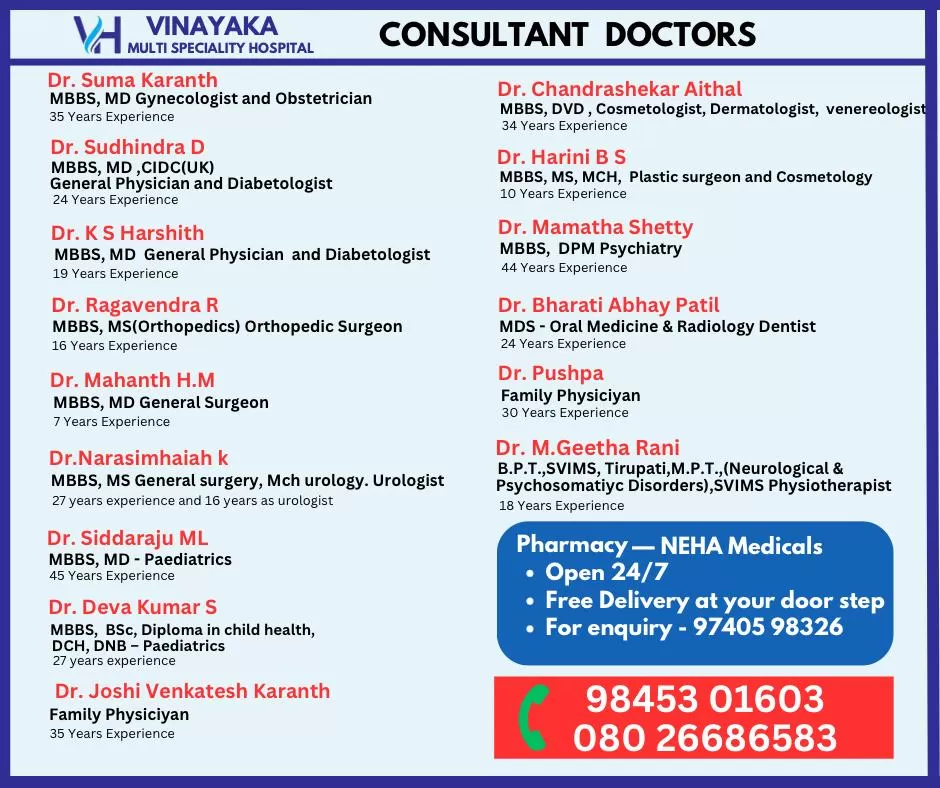 Vinayaka Multispeciality Hospital (Karanth Speciality Hospital) - Photo 7