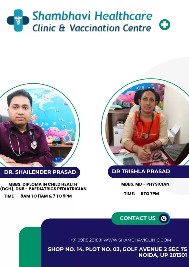 Dr Shailender Prasad - Pediatrician in Noida I Child specialist in Noida I Child Doctor I vaccination clinic I Neonatologist - Photo 8
