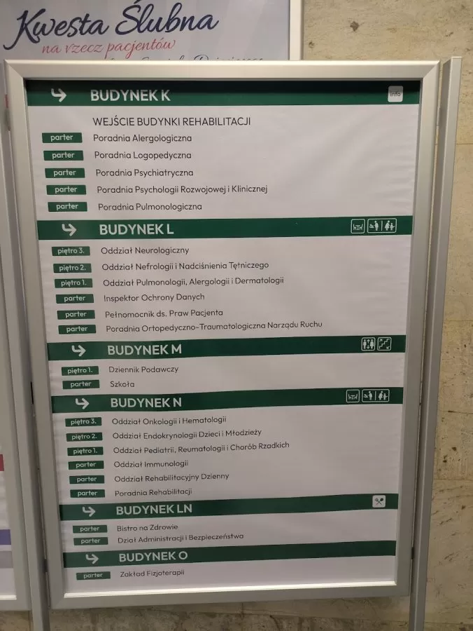 Uniwersytecki Szpital Dziecięcy w Krakowie Oddział Ortopedyczno-Urazowy - Photo 2