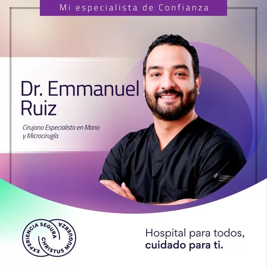 Dr Emmanuel Ruiz - Cirugia de mano - Hand Specialist Mexico - Photo 1