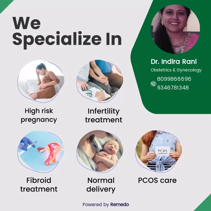 Dr. Indira Rani- Obstetrician & Gynecologist In Hyderabad - Photo 1