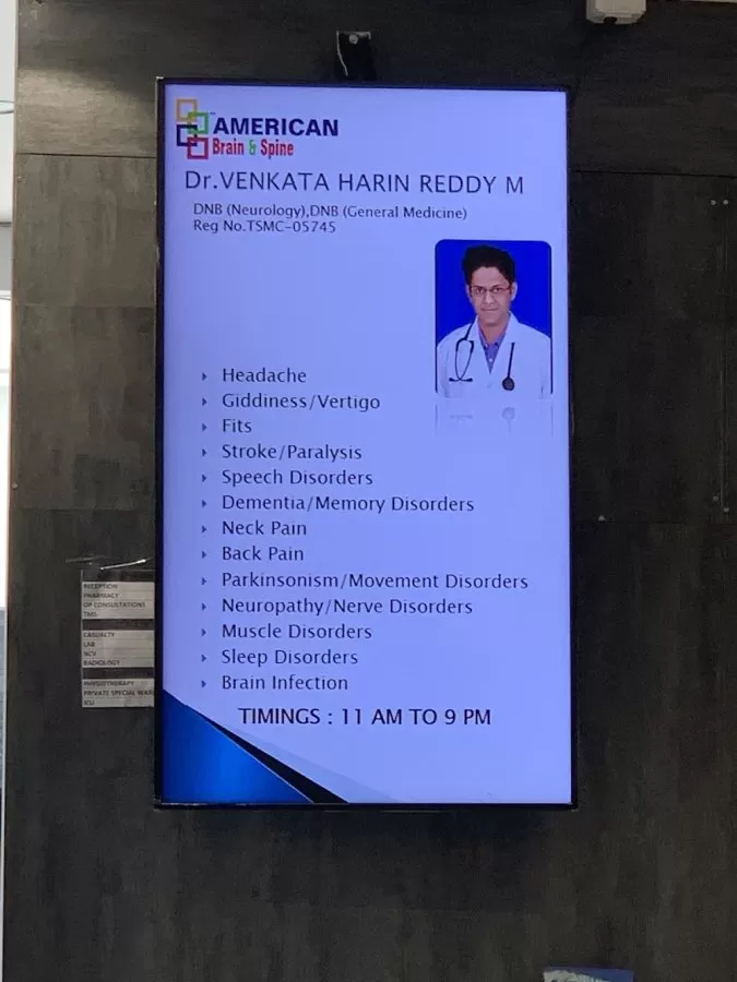 Dr. Venkata Harin Reddy|best neurologist near me | hyderabad - Photo 2