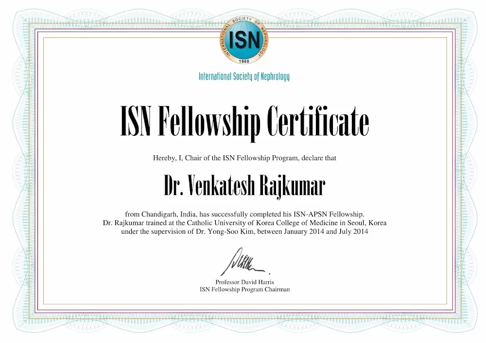 Dr.Venkatesh Rajkumar MD, DM - Best Nephrologist In Chennai - Photo 8