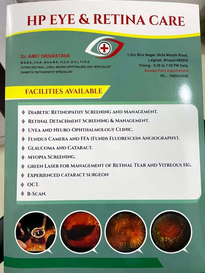 H P Eye & Retina Care Group Dr Amit Srivastava Lalghati eye doctor - Photo 5