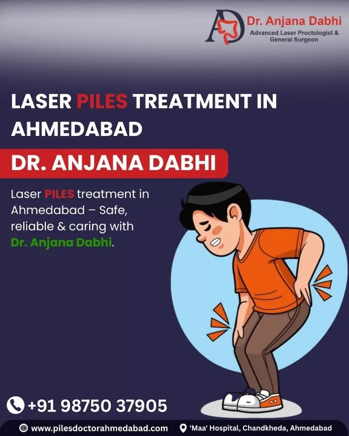 Piles doctor Ahmedabad-Dr. Anjana Dabhi-Fistula, Fissure-Laser Piles Surgeon-Lady Piles Doctor-Piles Hospital -Proctologist - Photo 6