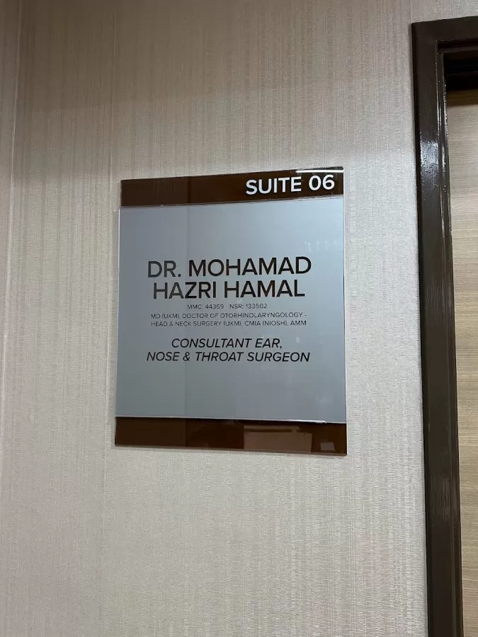 Dr Hazri Hamal, Ampang KL Ear Nose & Throat ENT Specialist Clinic - Photo 6