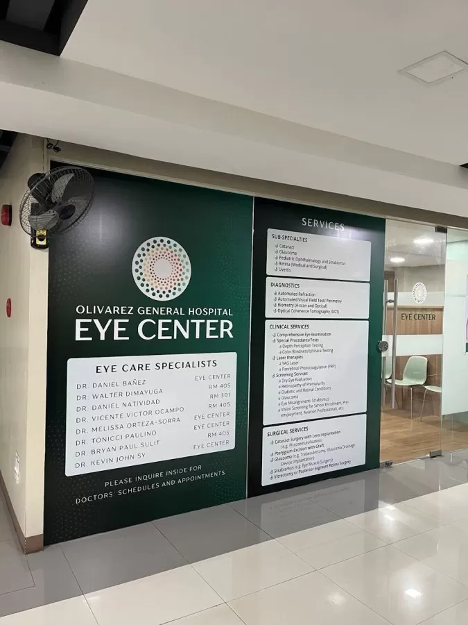 Eye Center - Olivarez General Hospital - Photo 3