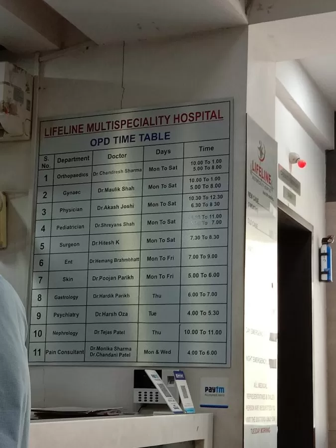 Lifeline Multispeciality Hospital – Best Gynaecologist, Orthopedic, Physician, 24*7 Emergency, Cashless Hospital Ahmedabad - Photo 2