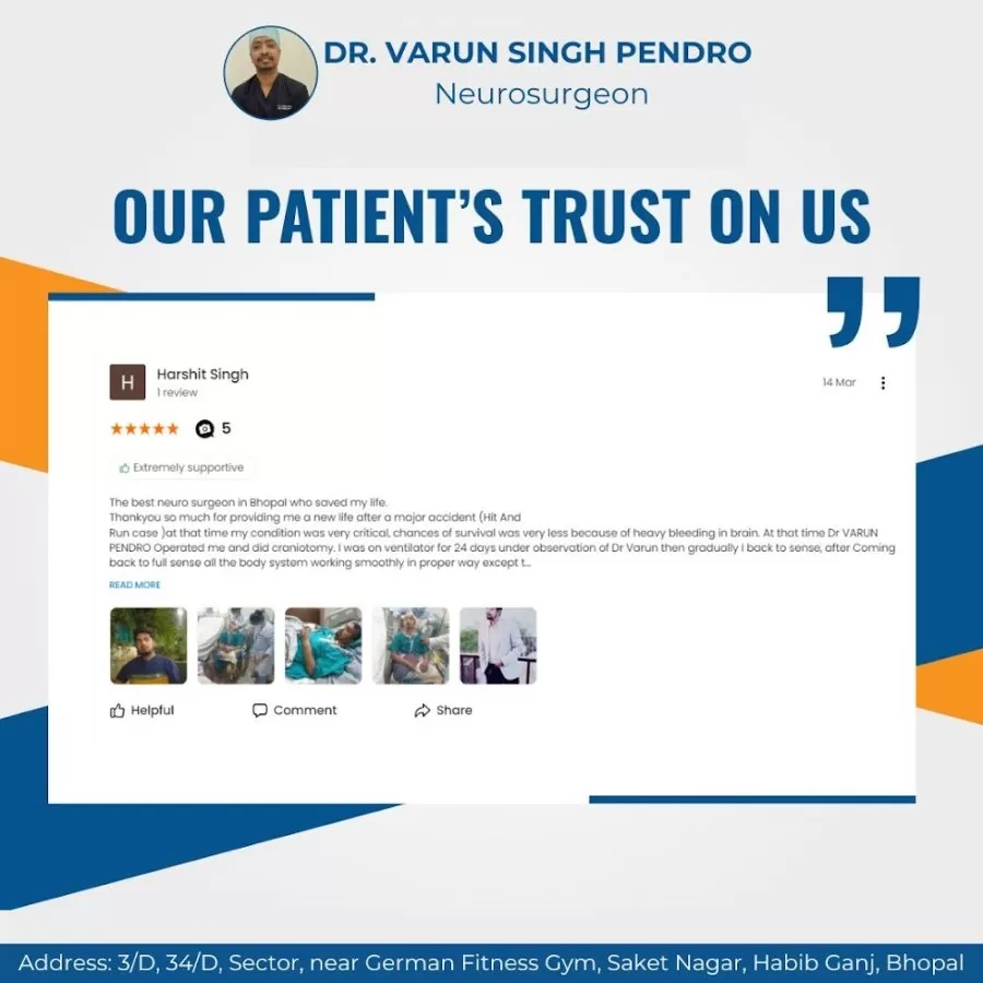 Dr. Varun Singh Pendro - Neurosurgeon | Brain Surgeon | Brain Tumor Specialist | Epilepsy | Paralysis | Surgeon | Bhopal - Photo 4