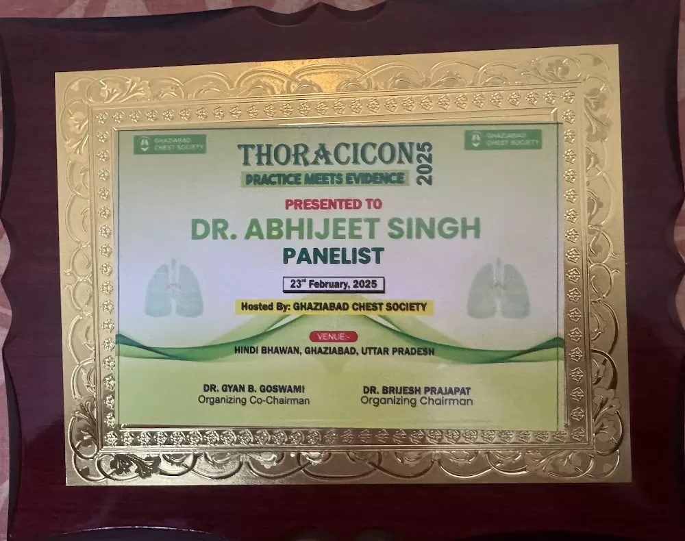 Dr Abhijeet Singh; Pulmonology , Critical Care & Sleep Medicine- MD, DNB,DM (PCCM)- Senior Consultant - Photo 3