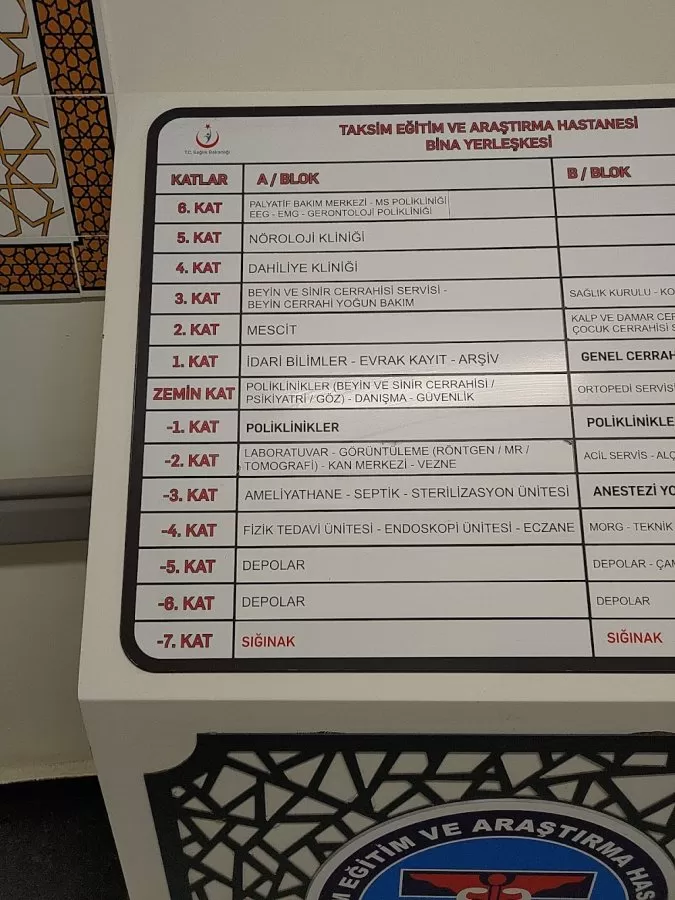 Taksim Training and Research Hospital - Photo 7