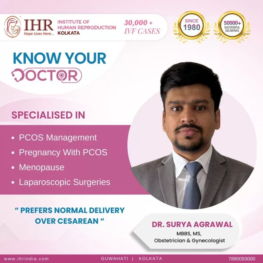 Dr Surya Agarwal PCOS Expert and Male Infertility Specialist Laparoscopic Surgeon in kolkata - Photo 2