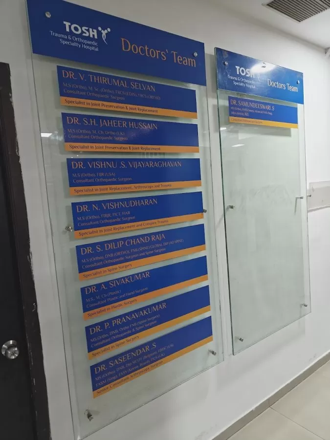 Tosh Hospital - Orthopedic Center in Chennai - Photo 3