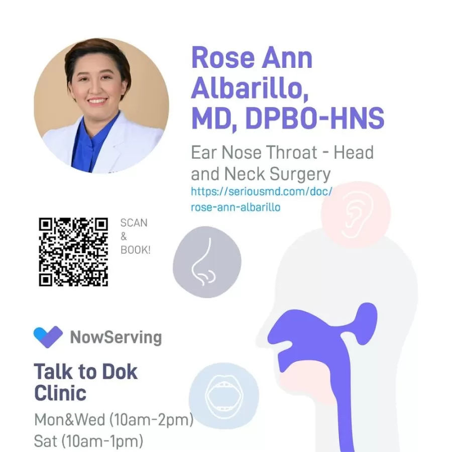 ENT Doctor Rose Ann Albarillo - Photo 1