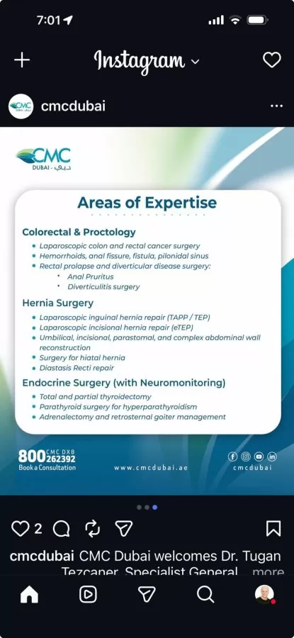 Dr. Tugan Tezcaner - Best General Surgeon in Dubai - Photo 8
