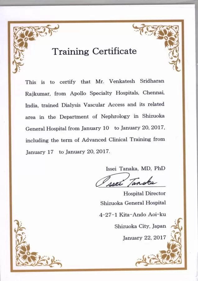 Dr.Venkatesh Rajkumar MD, DM - Best Nephrologist In Chennai - Photo 7