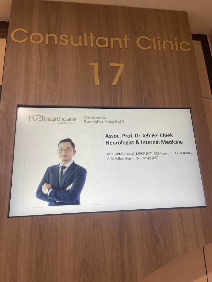 Dr Teh Pei Chiek, Consultant Neurologist & Internal Medicine Specialist ( KPJ DSH2 ) - Photo 8