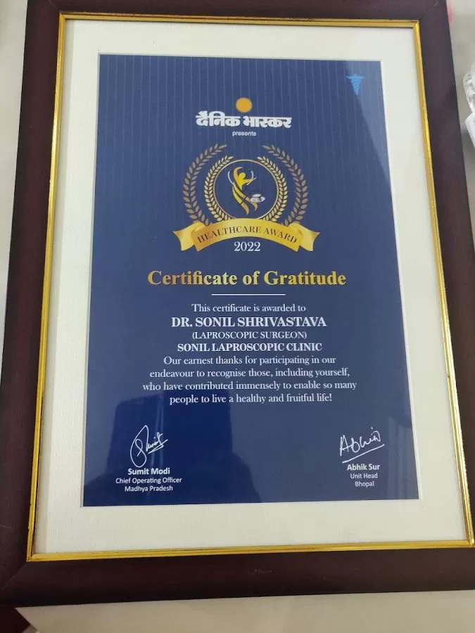 Dr Sonil Srivastava Best Laparoscopic Endometriosis /Fibroid Surgeon, IVF Test tube Baby centre and Pregnancy care in Bhopal - Photo 5