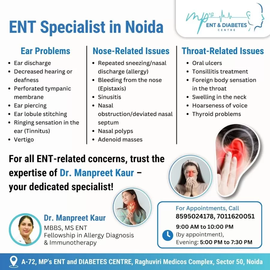 Dr.Manpreet Kaur(ENT Doctor Noida -ENT Specialist Noida) (Allergy Specialist)/ MP's ENT CENTRE - Photo 7