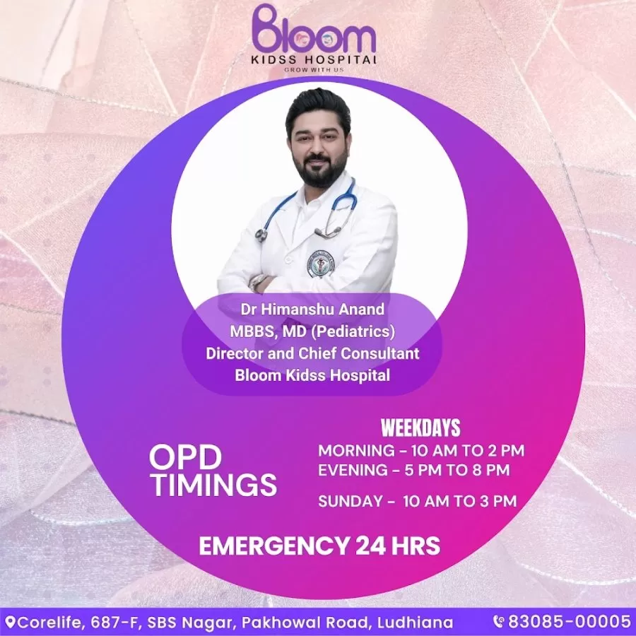 Bloom Kidss Hospital | Best Pediatrician and Child Specialist in Ludhiana - Photo 3