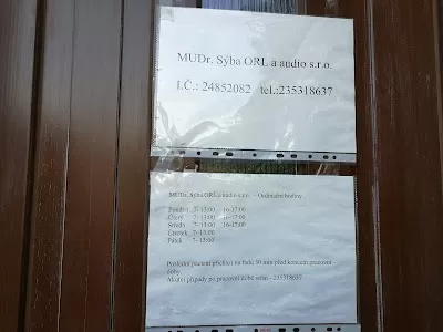 MUDr. Sýba ORL a audio s.r.o.