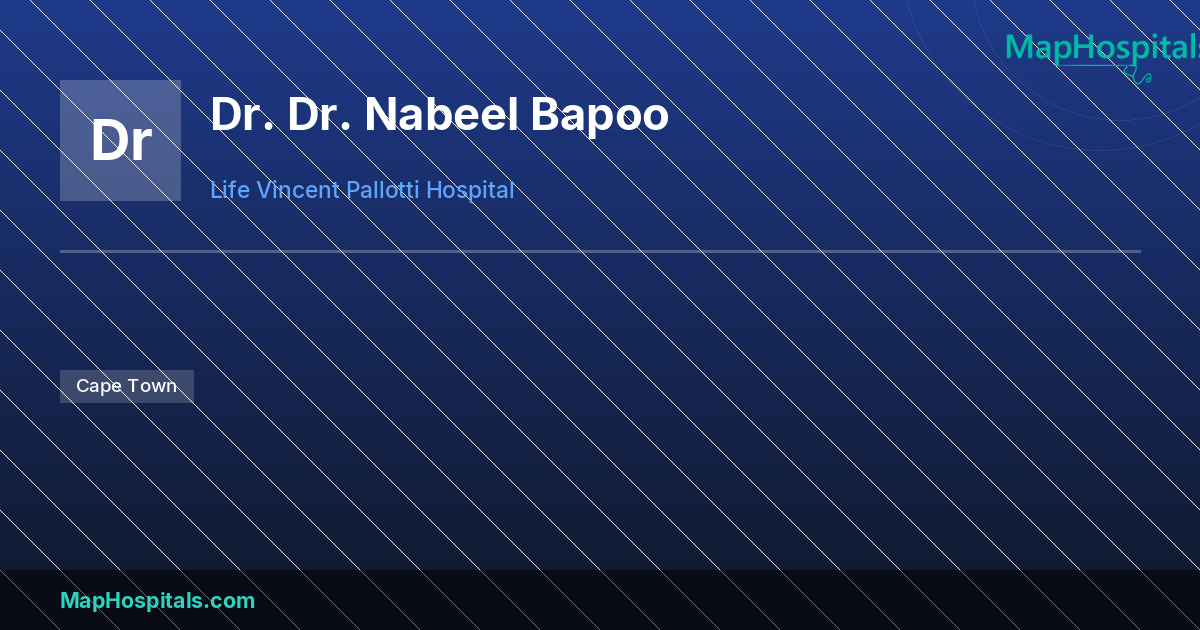 Dr. Nabeel Bapoo - at Life Vincent Pallotti Hospital | MapHospitals