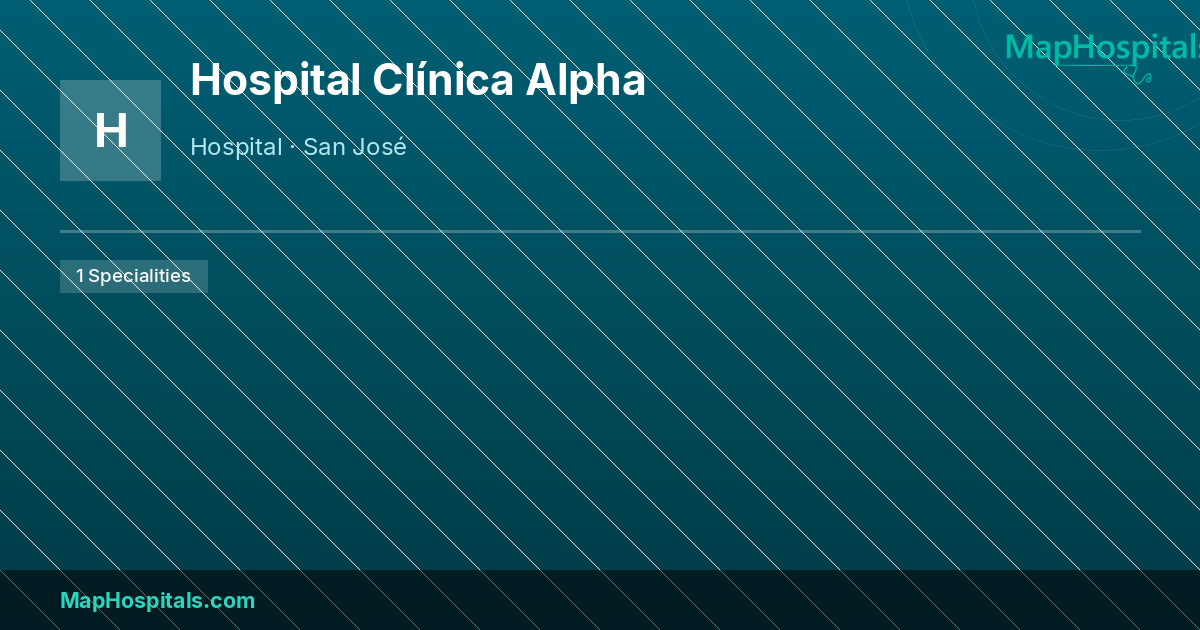 Hospital Clínica Alpha - Reviews, Doctors & Contact | MapHospitals